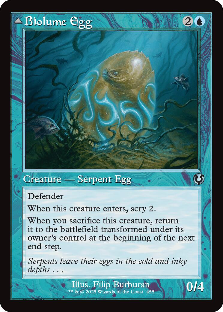 Biolume Egg // Biolume Serpent (Retro Frame) [Innistrad Remastered] | Dragon's Lair Comics and Fantasy Houston TX