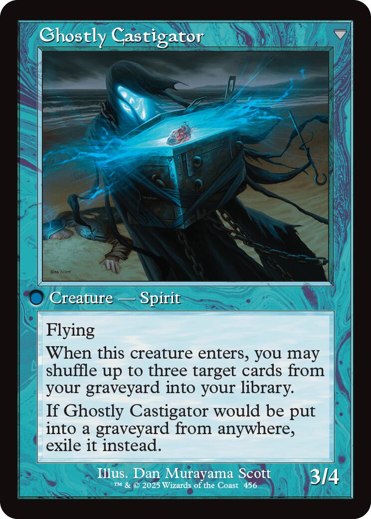 Covetous Castaway // Ghostly Castigator (Retro Frame) [Innistrad Remastered] | Dragon's Lair Comics and Fantasy Houston TX