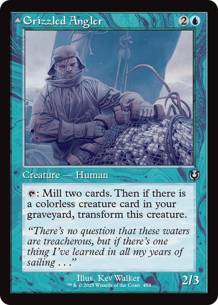 Grizzled Angler // Grisly Anglerfish (Retro Frame) [Innistrad Remastered] | Dragon's Lair Comics and Fantasy Houston TX