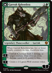 Garruk Relentless // Garruk, the Veil-Cursed [Innistrad Remastered] | Dragon's Lair Comics and Fantasy Houston TX