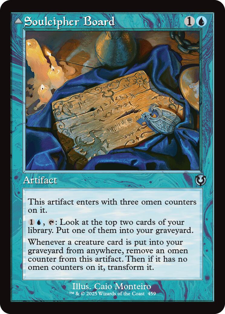 Soulcipher Board // Cipherbound Spirit (Retro Frame) [Innistrad Remastered] | Dragon's Lair Comics and Fantasy Houston TX