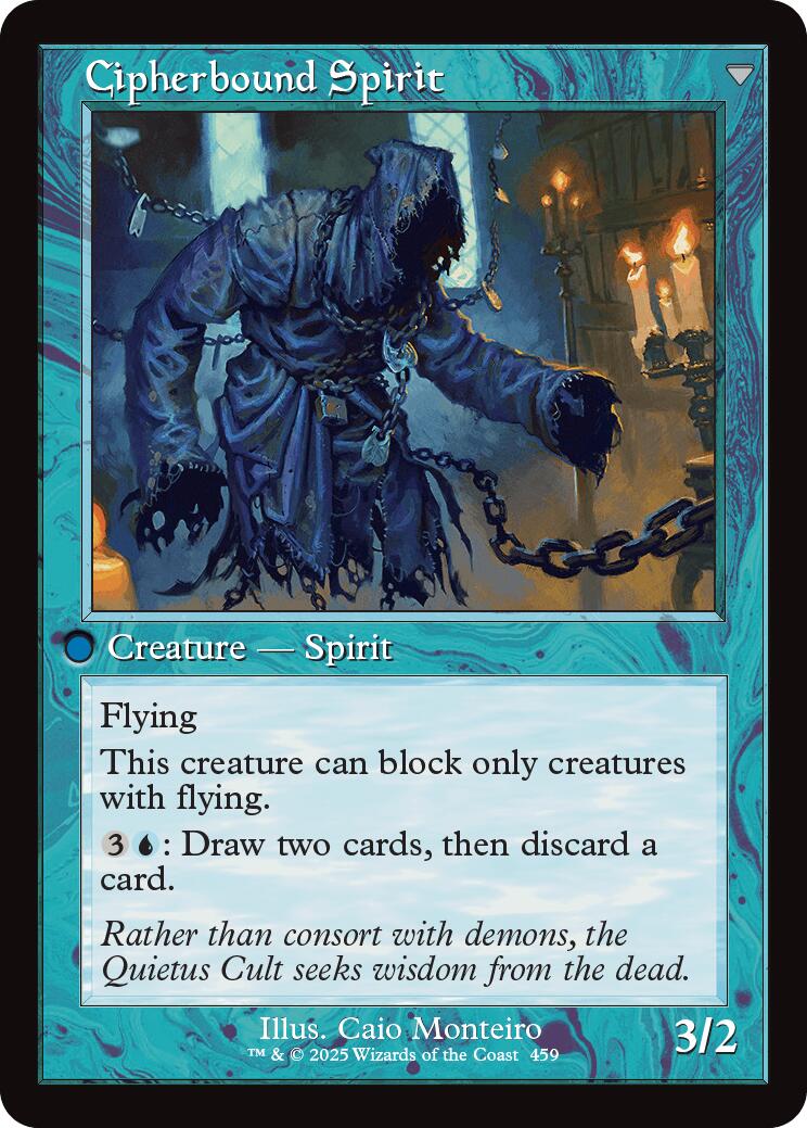 Soulcipher Board // Cipherbound Spirit (Retro Frame) [Innistrad Remastered] | Dragon's Lair Comics and Fantasy Houston TX