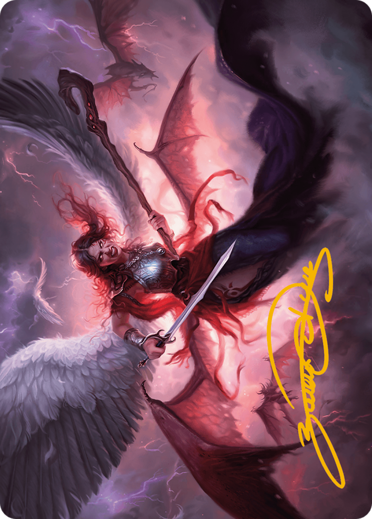 Kaalia of the Vast Art Card (Gold-Stamped Signature) [Modern Horizons 3 Art Series] | Dragon's Lair Comics and Fantasy Houston TX