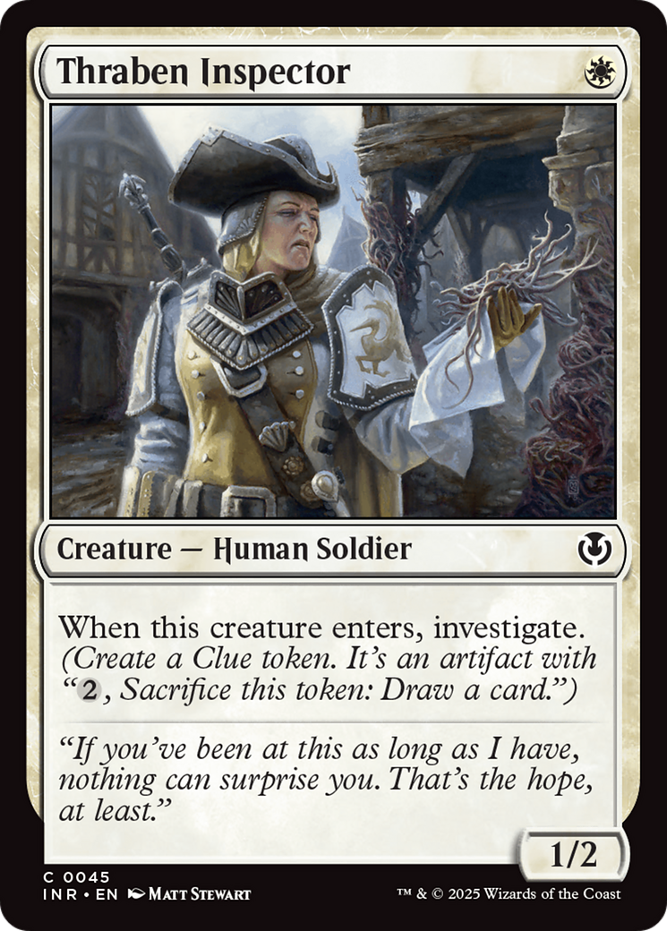 Thraben Inspector [Innistrad Remastered] | Dragon's Lair Comics and Fantasy Houston TX