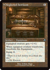 Neglected Heirloom (Retro Frame) [Innistrad Remastered] | Dragon's Lair Comics and Fantasy Houston TX