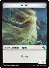 Spirit // Human (0002) Double-Sided Token [Innistrad Remastered Tokens] | Dragon's Lair Comics and Fantasy Houston TX