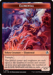 Elemental // Human (0014) Double-Sided Token [Innistrad Remastered Tokens] | Dragon's Lair Comics and Fantasy Houston TX