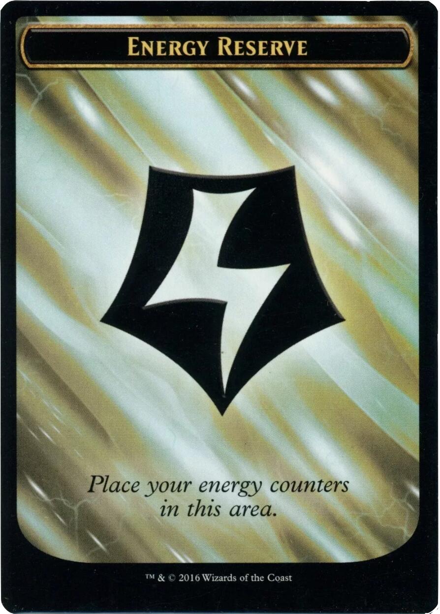 Energy Reserve Token [Aether Revolt Tokens] | Dragon's Lair Comics and Fantasy Houston TX