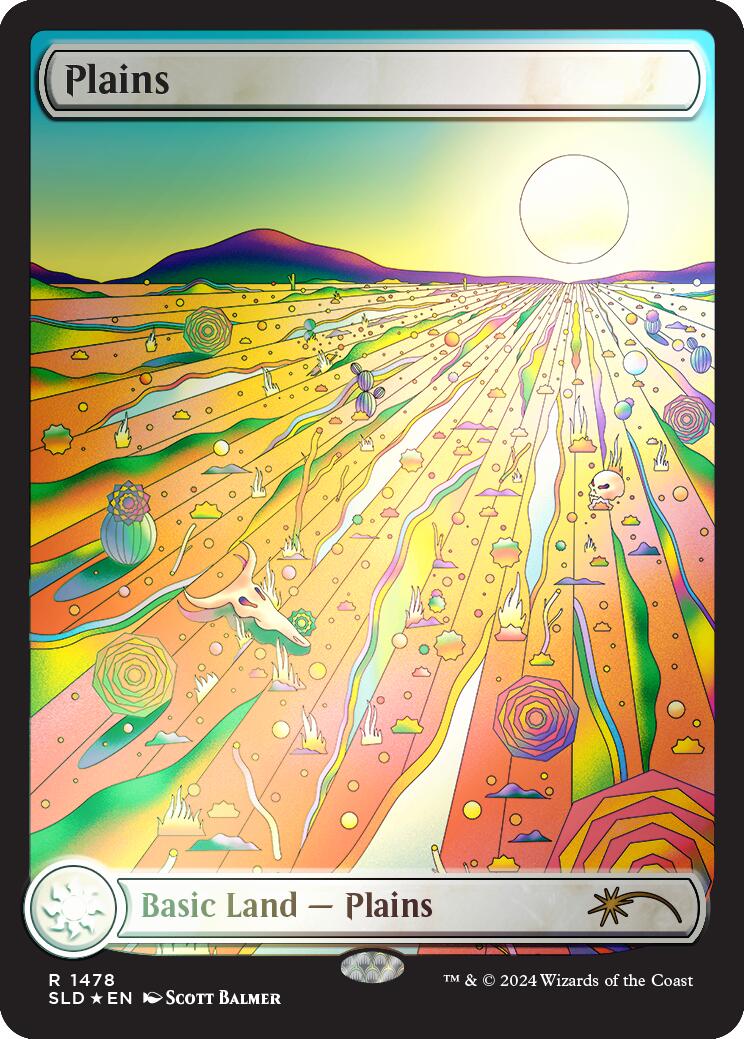 Plains (1478) (Rainbow Foil) [Secret Lair Drop Series] | Odin's Place