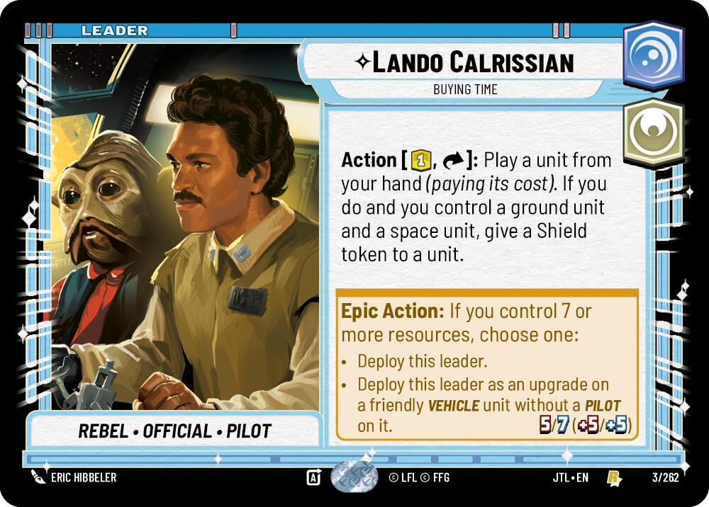 Lando Calrissian - Buying Time (003/262) (003/257) [Jump to Lightspeed] | Odin's Place