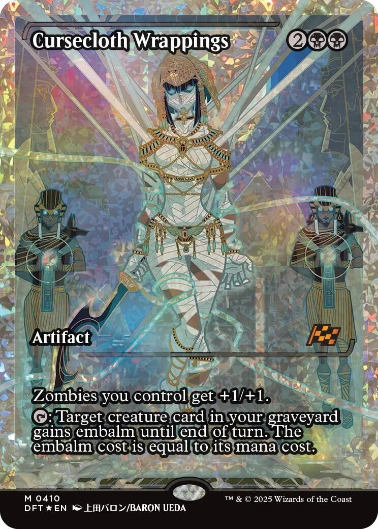 Cursecloth Wrappings (Showcase Fracture Foil) (Japanese) [Aetherdrift] | Dragon's Lair Comics and Fantasy Houston TX