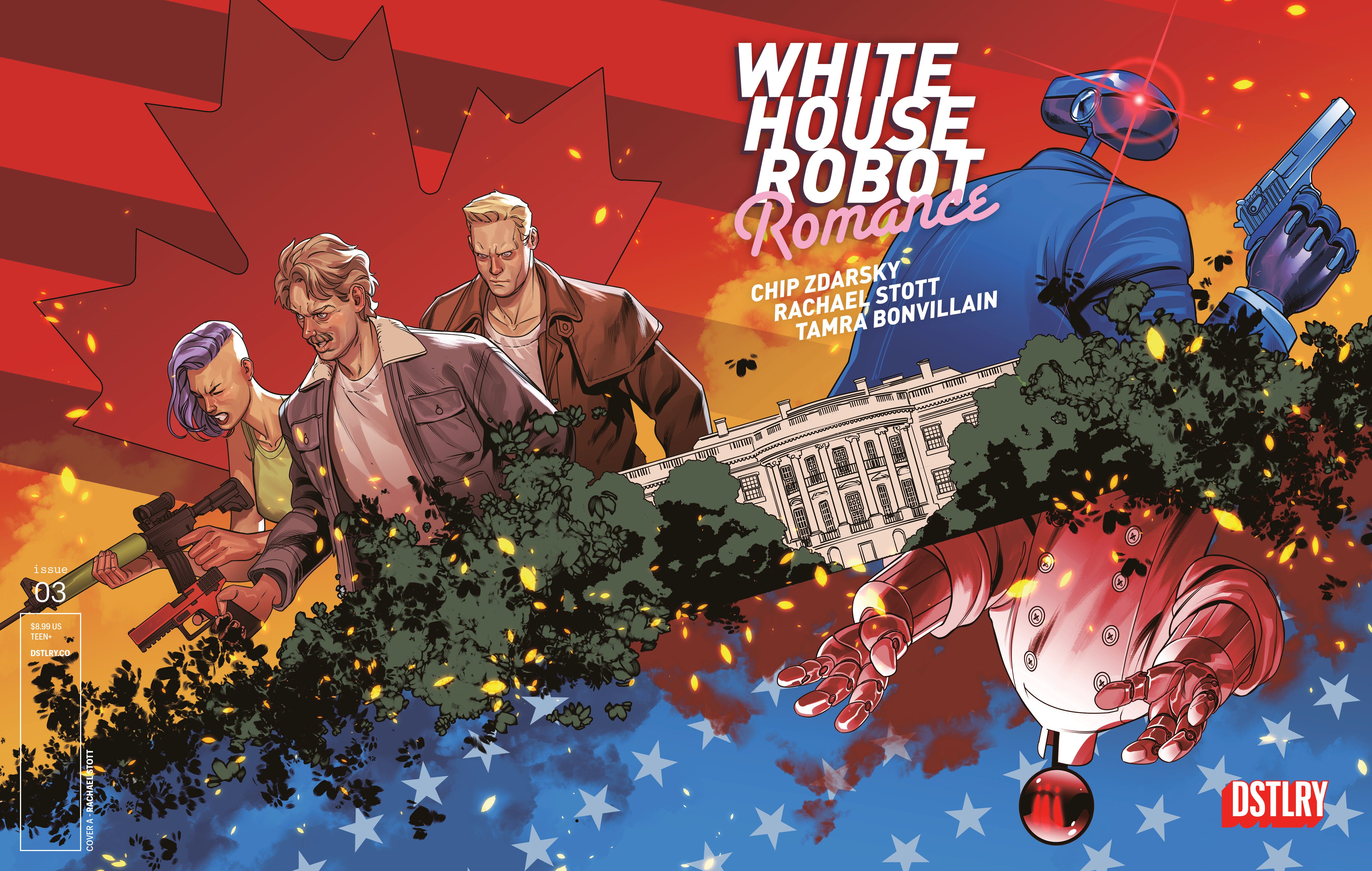 White House Robot Romance #3 Cover A Rachael Stott | Odin's Place