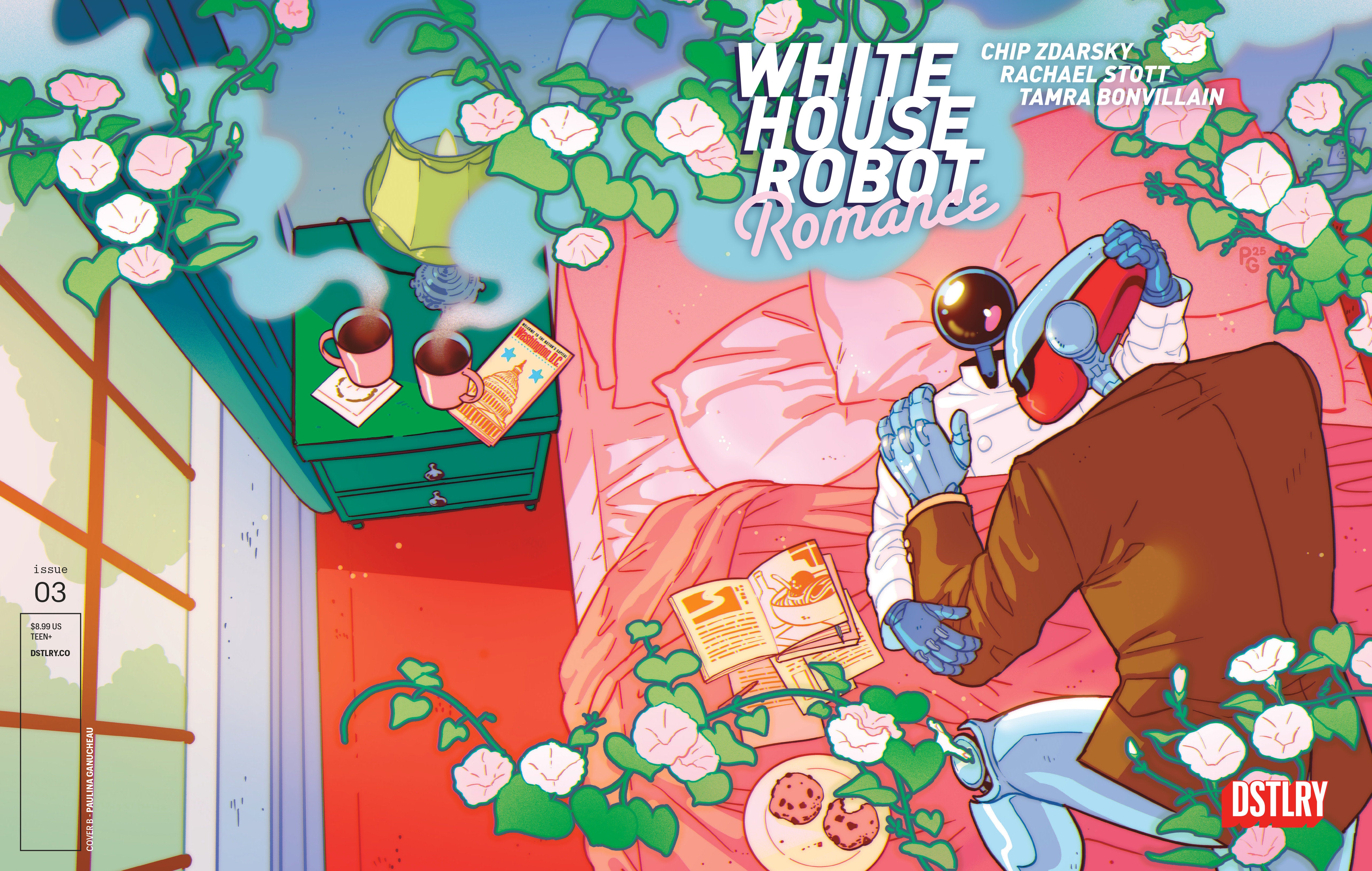 White House Robot Romance #3 Cover B Paulina Ganucheau Variant | Odin's Place
