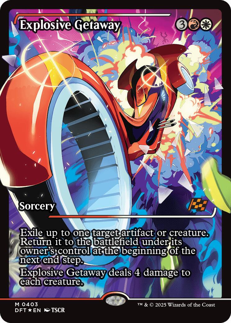 Explosive Getaway (Showcase) (Japanese) [Aetherdrift] | Dragon's Lair Comics and Fantasy Houston TX