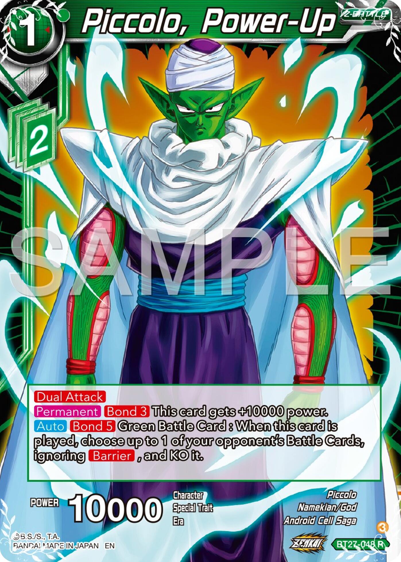 Piccolo, Power-Up (BT27-048) [History of Z] | Dragon's Lair Comics and Fantasy Houston TX