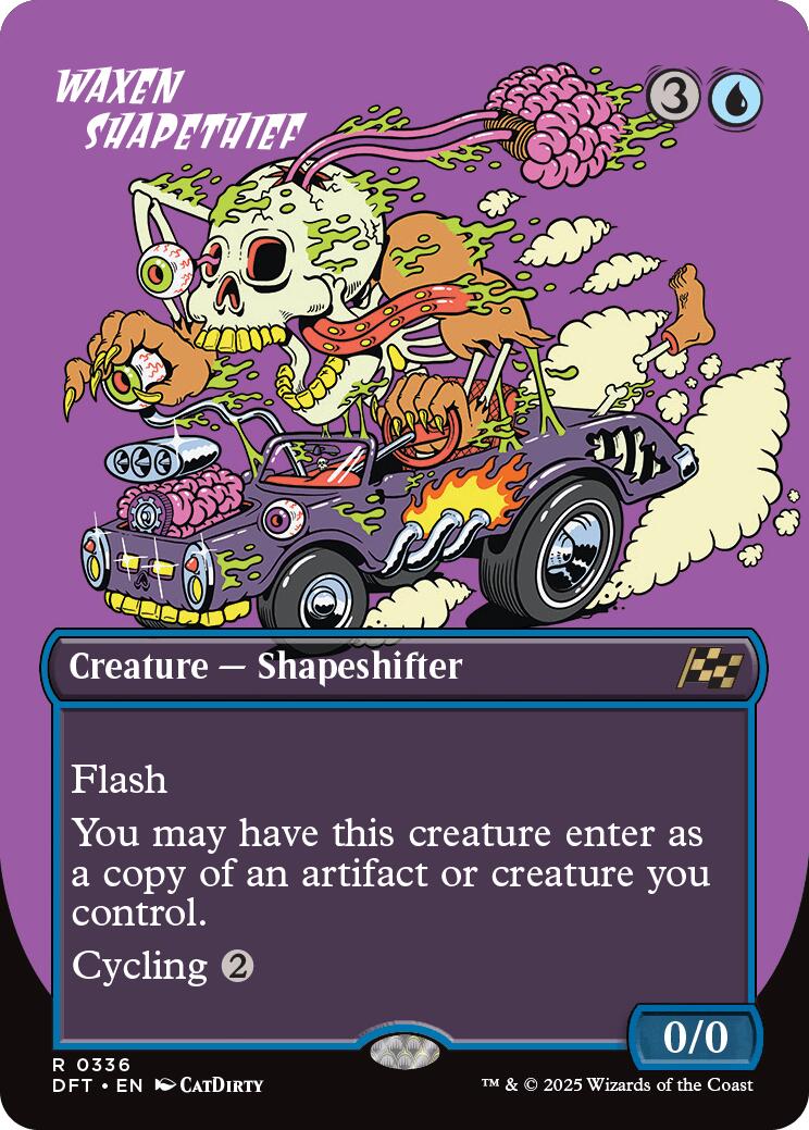Waxen Shapethief (Borderless) [Aetherdrift] | Dragon's Lair Comics and Fantasy Houston TX
