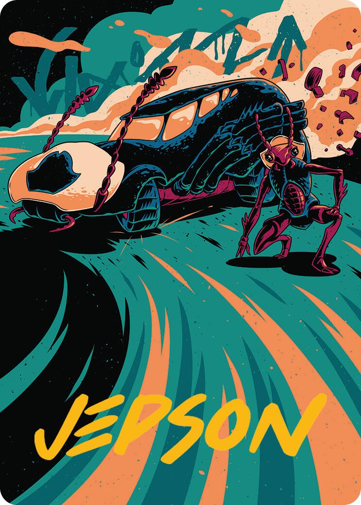 Carrion Cruiser Art Card (Gold-Stamped Signature) [Aetherdrift Art Series] | Dragon's Lair Comics and Fantasy Houston TX