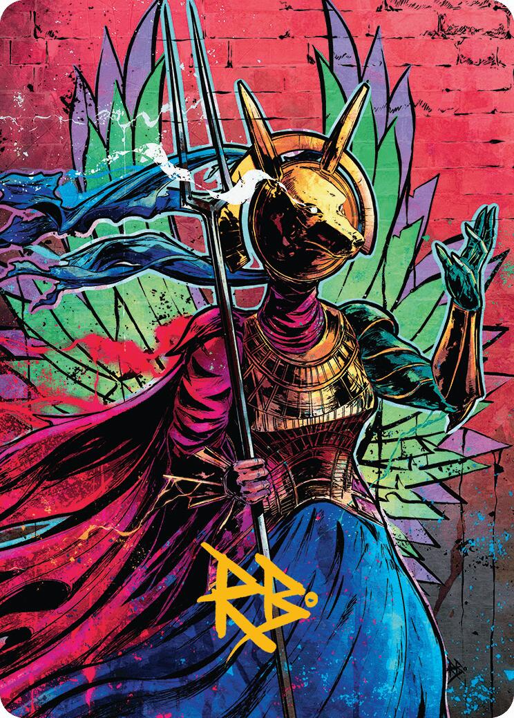 Hazoret, Godseeker Art Card (Gold-Stamped Signature) [Aetherdrift Art Series] | Dragon's Lair Comics and Fantasy Houston TX