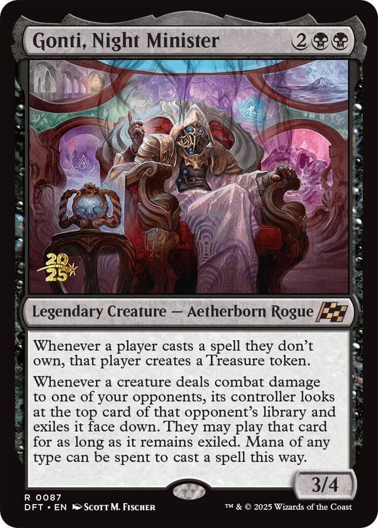 Gonti, Night Minister [Aetherdrift Prerelease Promos] | Dragon's Lair Comics and Fantasy Houston TX
