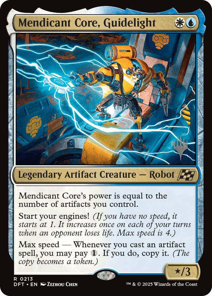 Mendicant Core, Guidelight (Promo Pack) [Aetherdrift Promos] | Dragon's Lair Comics and Fantasy Houston TX