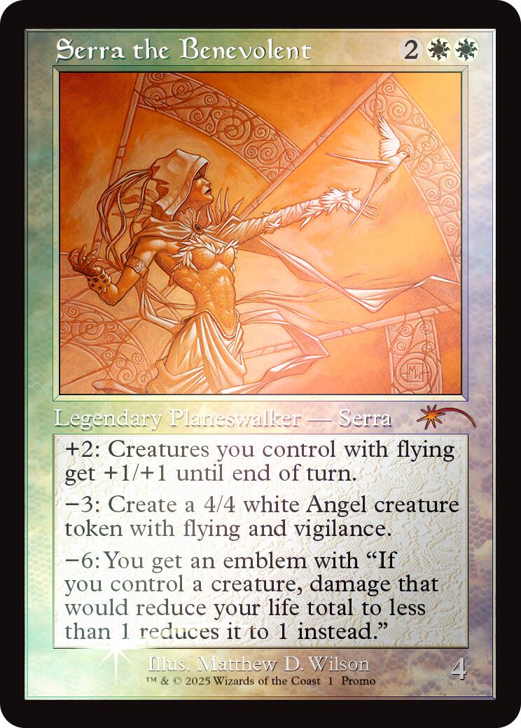 Serra the Benevolent (Retro Frame) [Secret Lair Drop Series] | Dragon's Lair Comics and Fantasy Houston TX