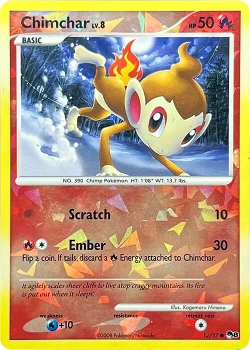 Chimchar (012/017) (Cracked Ice Holo) [POP Series 8] | Dragon's Lair Comics and Fantasy Houston TX
