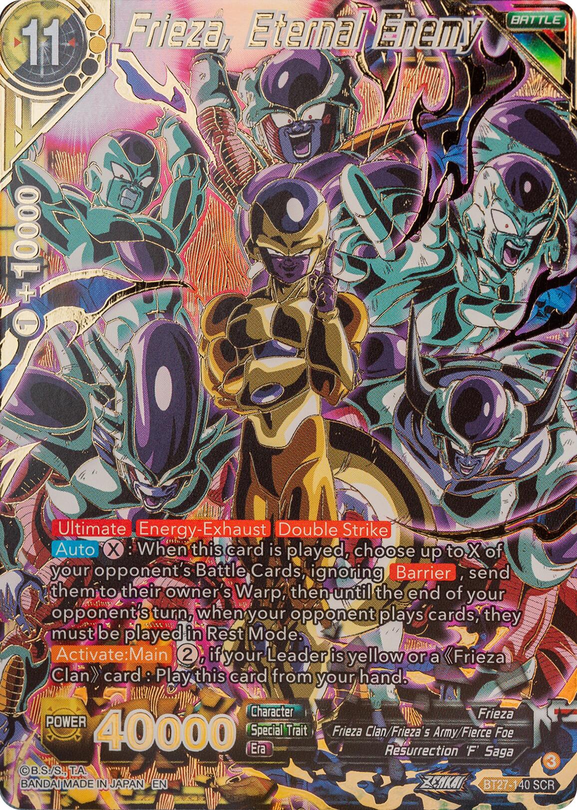 Frieza, Eternal Enemy (BT27-140) [History of Z] | Dragon's Lair Comics and Fantasy Houston TX