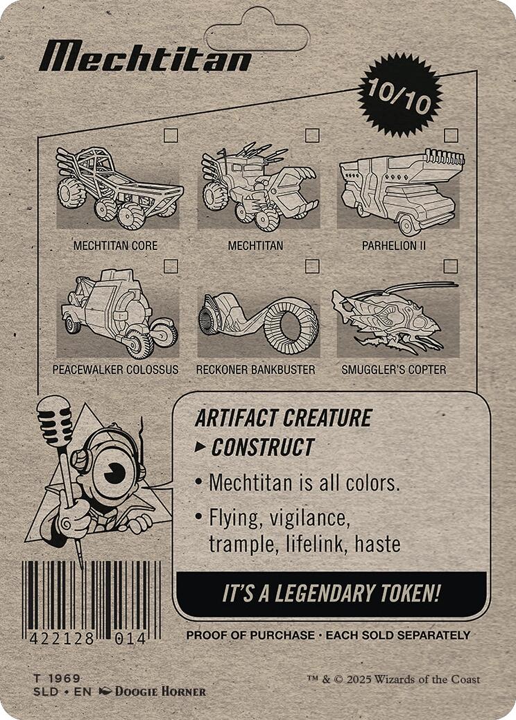 Mechtitan Token [Secret Lair Drop Series] | Dragon's Lair Comics and Fantasy Houston TX