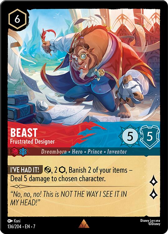 Beast - Frustrated Designer (136/204) [Archazia's Island] | Dragon's Lair Comics and Fantasy Houston TX