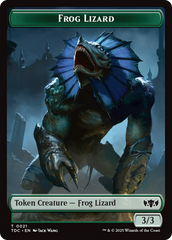 Frog Lizard // Dragon (0014) Double-Sided Token [Tarkir: Dragonstorm Commander Tokens] | Dragon's Lair Comics and Fantasy Houston TX