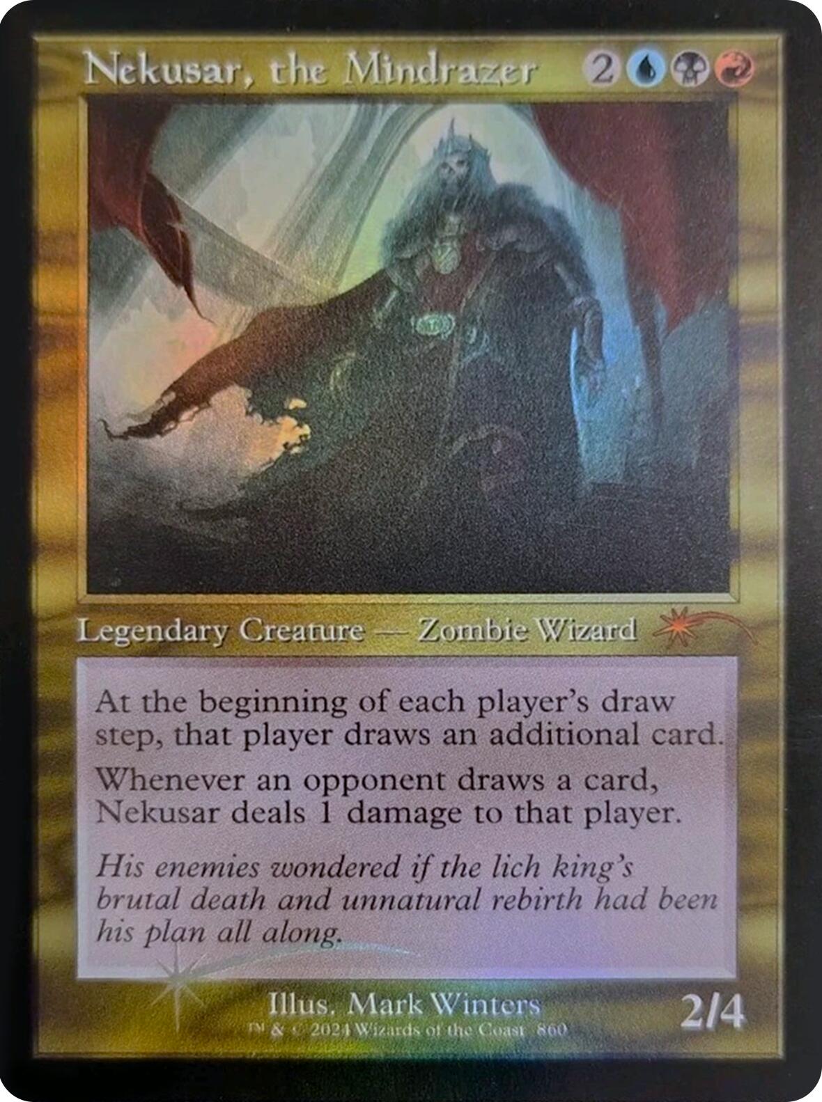 Nekusar, the Mindrazer (Retro Frame) [Secret Lair Drop Series] | Dragon's Lair Comics and Fantasy Houston TX