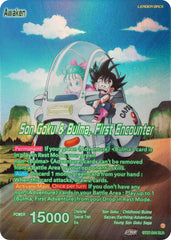 Son Goku // Son Goku & Bulma, First Encounter (SLR) (BT27-044) [History of Z] | Dragon's Lair Comics and Fantasy Houston TX