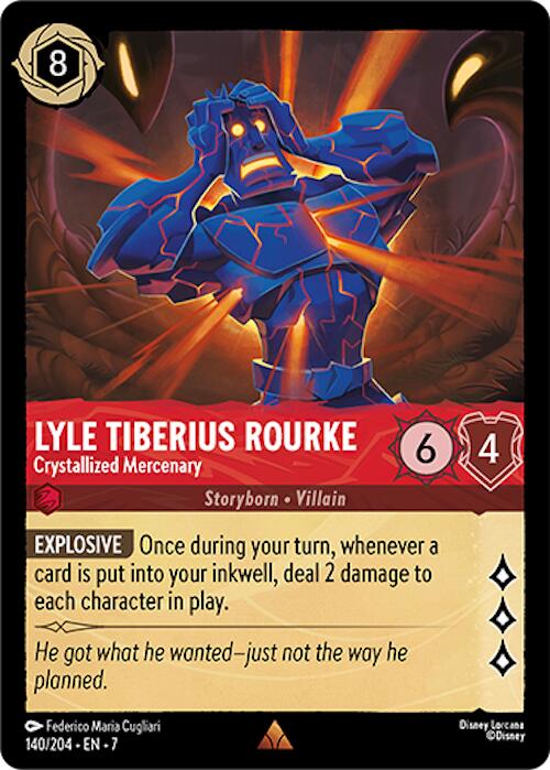 Lyle Tiberius Rourke - Crystallized Mercenary (140/204) [Archazia's Island] | Odin's Place