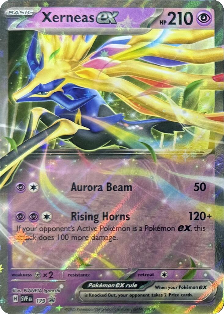 Xerneas ex (179) [Scarlet & Violet: Black Star Promos] | Dragon's Lair Comics and Fantasy Houston TX
