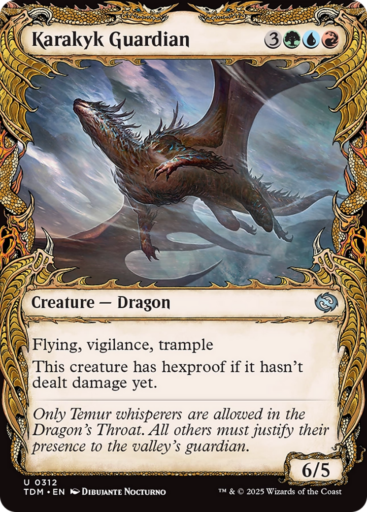 Karakyk Guardian (Showcase) [Tarkir: Dragonstorm] | Dragon's Lair Comics and Fantasy Houston TX
