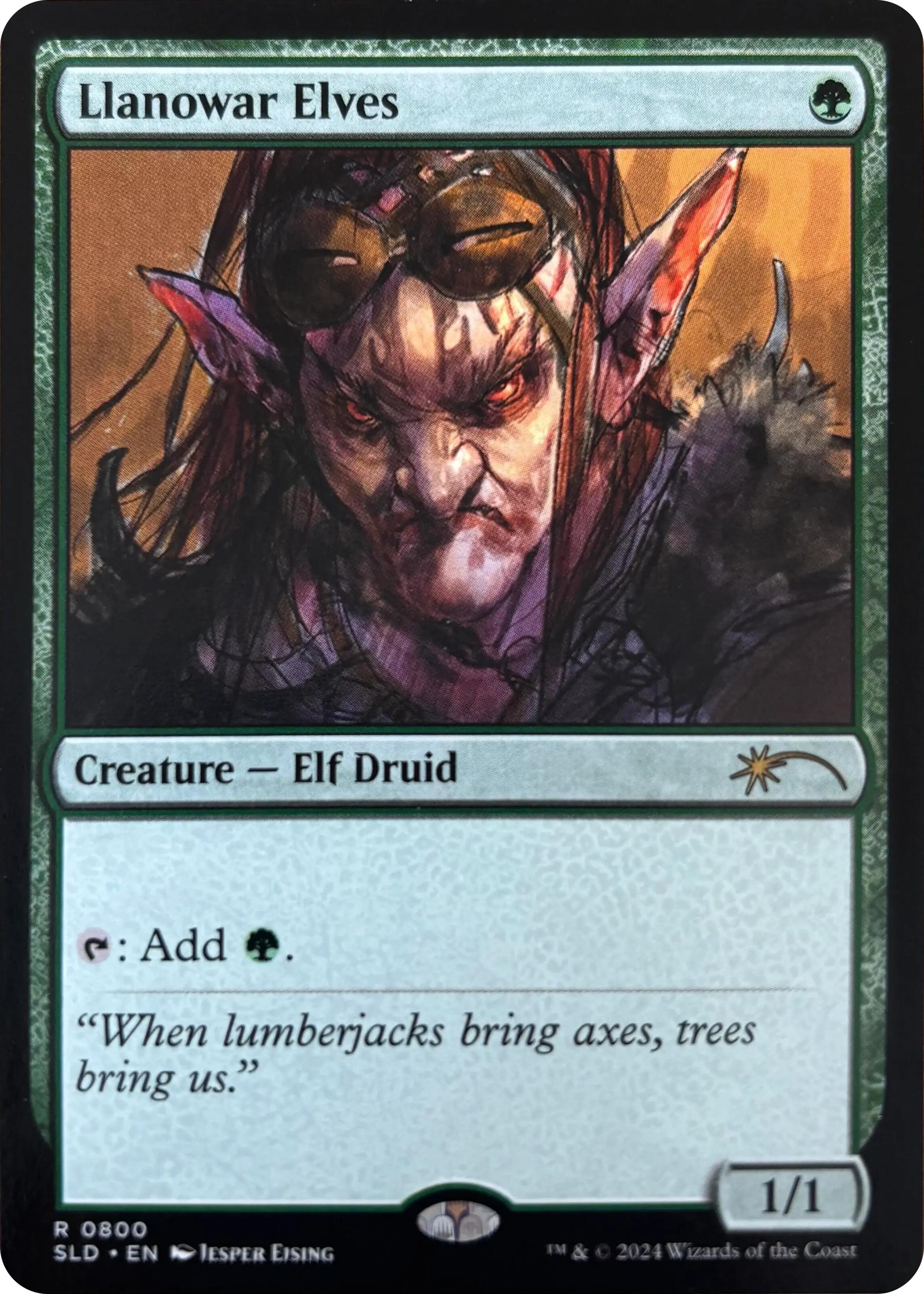 Llanowar Elves (0800) [Secret Lair Drop Series] | Dragon's Lair Comics and Fantasy Houston TX