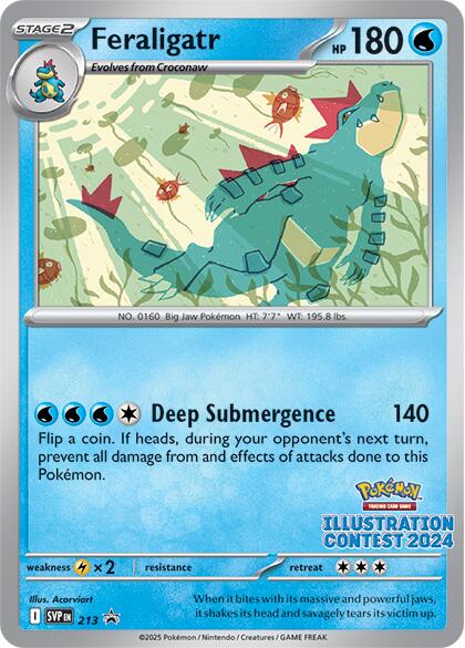 Feraligatr (213) [Scarlet & Violet: Black Star Promos] | Dragon's Lair Comics and Fantasy Houston TX