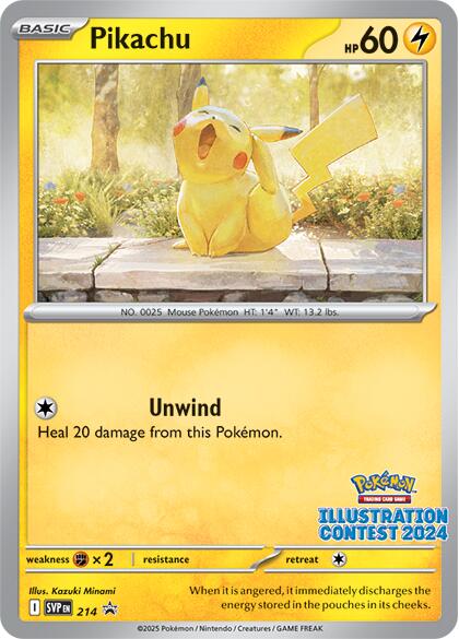 Pikachu (214) [Scarlet & Violet: Black Star Promos] | Dragon's Lair Comics and Fantasy Houston TX