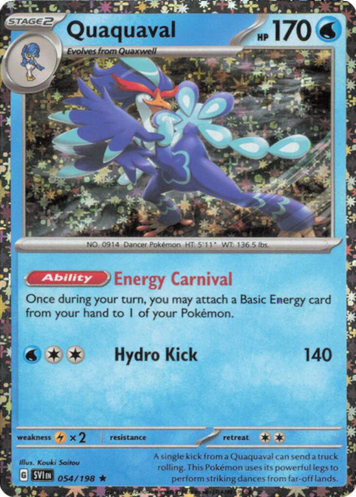 Quaquaval (054/198) (Sparkle Holo) [Miscellaneous Cards] | Dragon's Lair Comics and Fantasy Houston TX