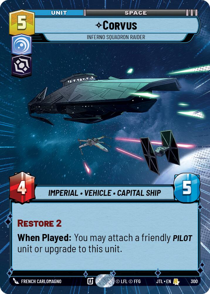Corvus - Inferno Squadron Raider (300) (Hyperspace) (300) [Jump to Lightspeed] | Odin's Place