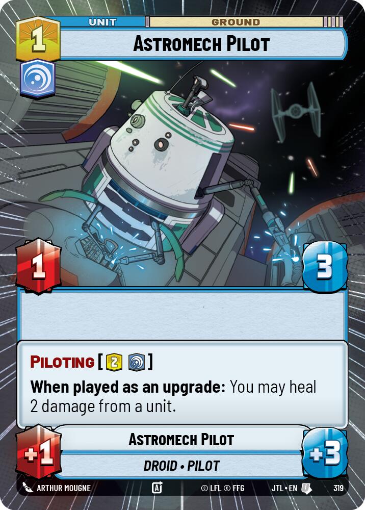Astromech Pilot (319) (Hyperspace) (319) [Jump to Lightspeed] | Dragon's Lair Comics and Fantasy Houston TX
