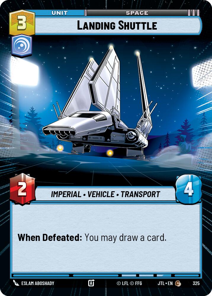 Landing Shuttle (325) (Hyperspace) (325) [Jump to Lightspeed] | Odin's Place