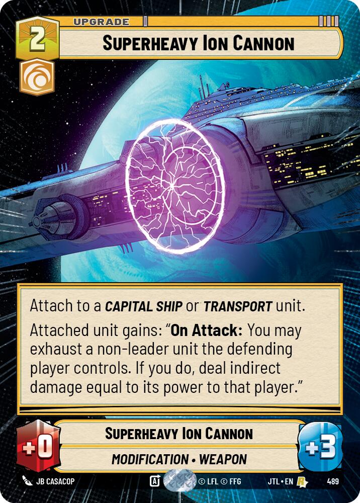 Superheavy Ion Cannon (489) (Hyperspace) (489) [Jump to Lightspeed] | Odin's Place