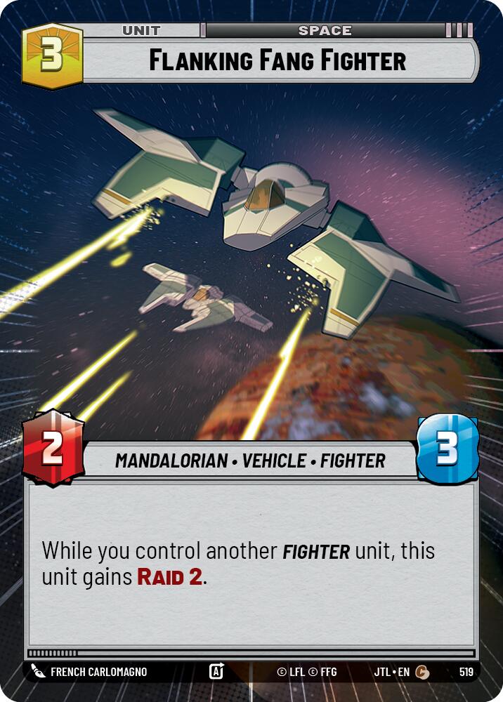 Flanking Fang Fighter (519) (Hyperspace) (519) [Jump to Lightspeed] | Odin's Place