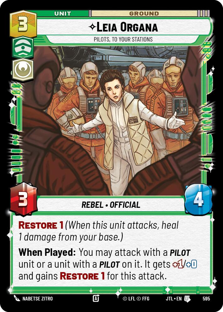 Leia Organa - Pilots, To Your Stations (595) (595) [Jump to Lightspeed] | Odin's Place