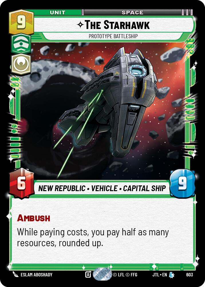 The Starhawk - Prototype Battleship (603) (603) [Jump to Lightspeed] | Odin's Place