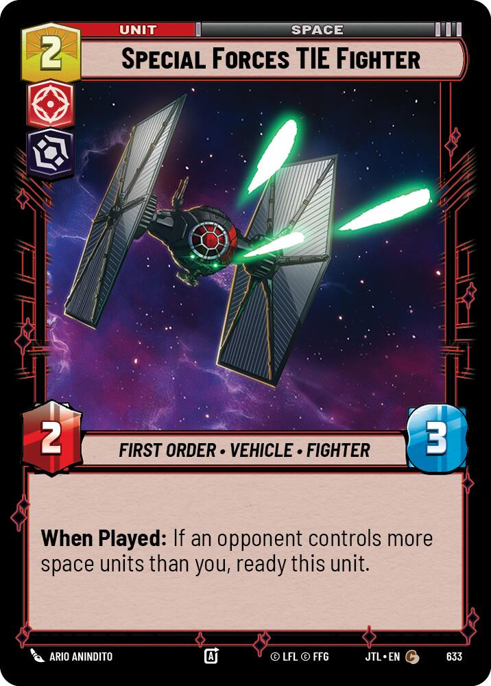 Special Forces TIE Fighter (633) (633) [Jump to Lightspeed] | Odin's Place