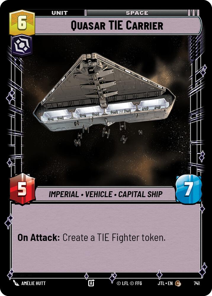 Quasar TIE Carrier (741) (741) [Jump to Lightspeed] | Odin's Place