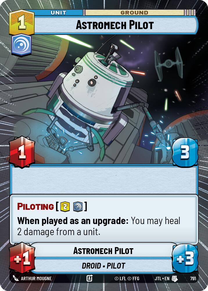 Astromech Pilot (791) (Hyperspace Foil) (791) [Jump to Lightspeed] | Dragon's Lair Comics and Fantasy Houston TX