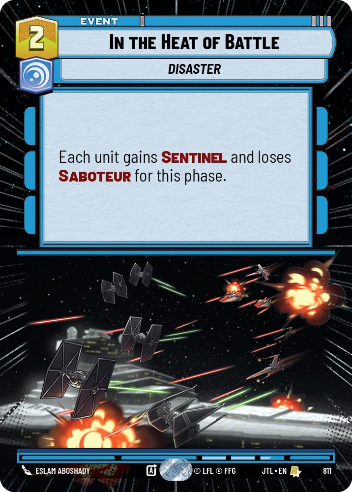 In the Heat of Battle (811) (Hyperspace Foil) (811) [Jump to Lightspeed] | Odin's Place